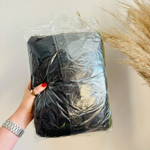 NEW ANTHROPOLOGIE TERRAIN Green Faux Moss Floral Plant Sheet Mat Rug DIY Decor - Picture 3 of 15